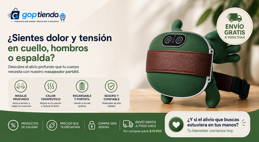 MASAJEADOR : RELAJACIÓN PROFUNDA, ALIVIO Y BIENESTAR EN UN SOLO DISPOSITIVO!!!!!